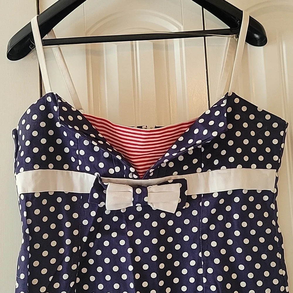 Tatyana patriotic red white and blue dress XXL - Picture 2 of 10